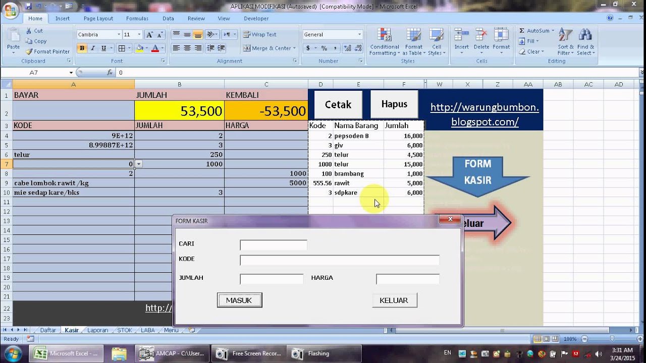 Free Program Program Laporan Keuangan Excel Gratis